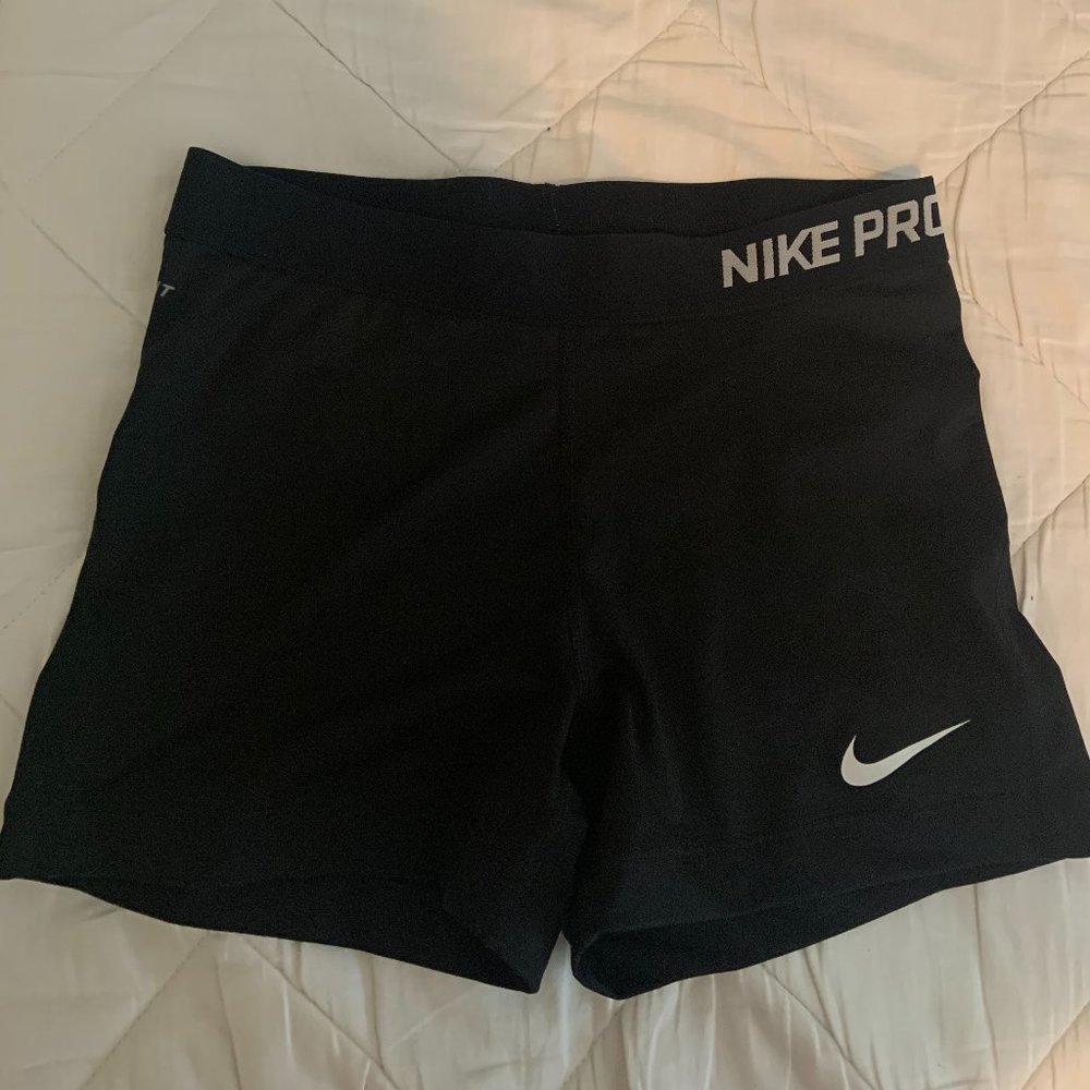 Black Nike Pro Spandex Shorts